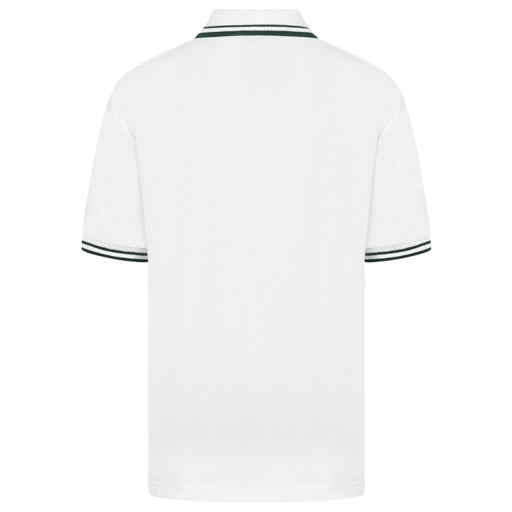 Tipped Polo Shirts (White Tipped Collar) (Made To Order)