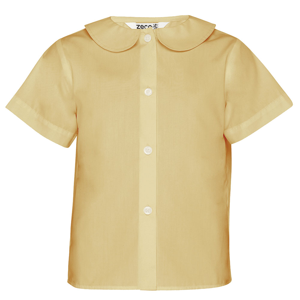 Short Sleeve, Non Iron Peter Pan Collar Eco-Blouse - Twin Pack (Made To Order)