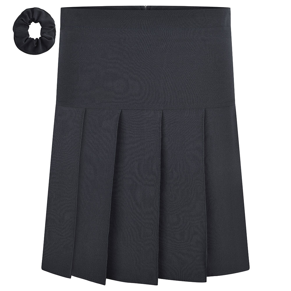 Stretch Pleated Skirt - Regular Length