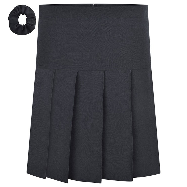 Stretch Pleated Skirt - Regular Length