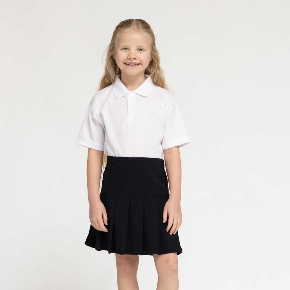 Stretch Pleated Skirt - Regular Length