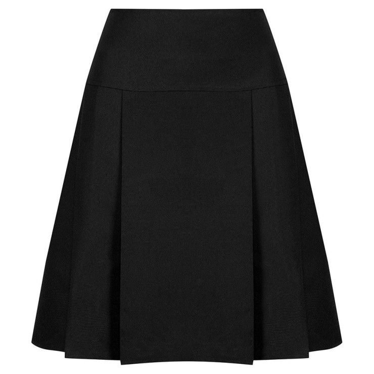 Drop Waist Pleated Eco-Skirt