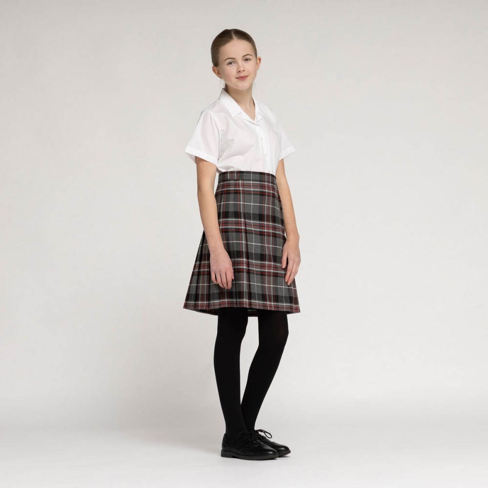 Tartan 4 Button Mock Kilt Eco-Skirt | Zeco