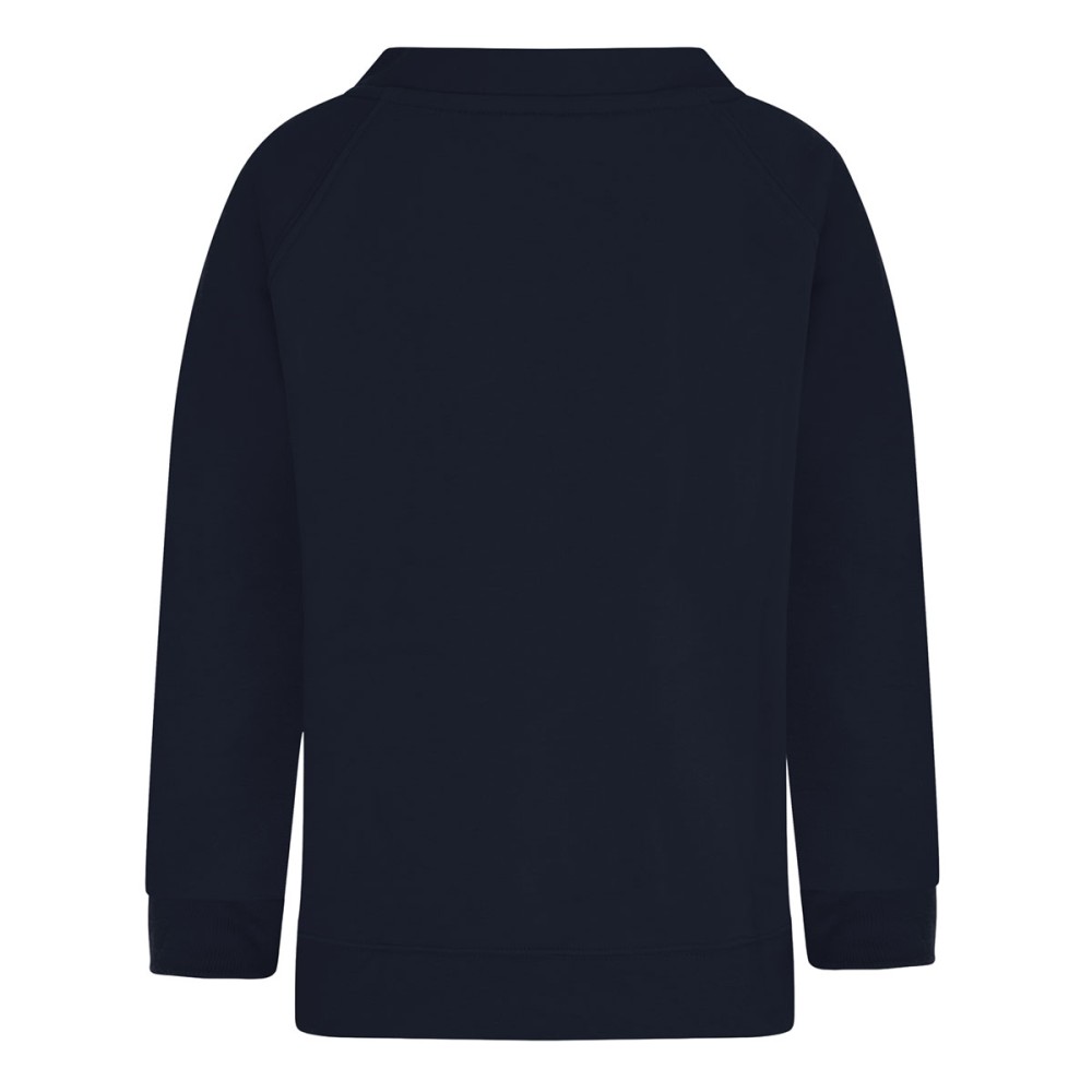 Polycotton Sweatshirt Cardigan