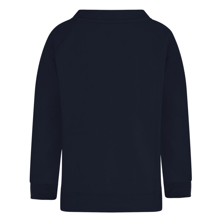 Polycotton Sweatshirt Cardigan