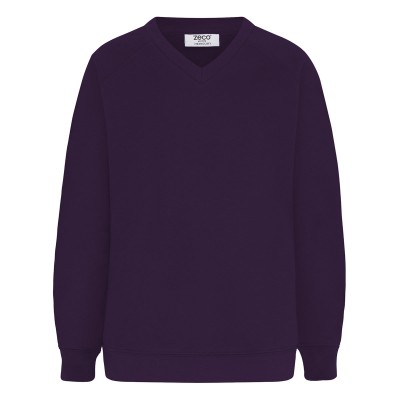 Polycotton V-Neck Sweatshirt